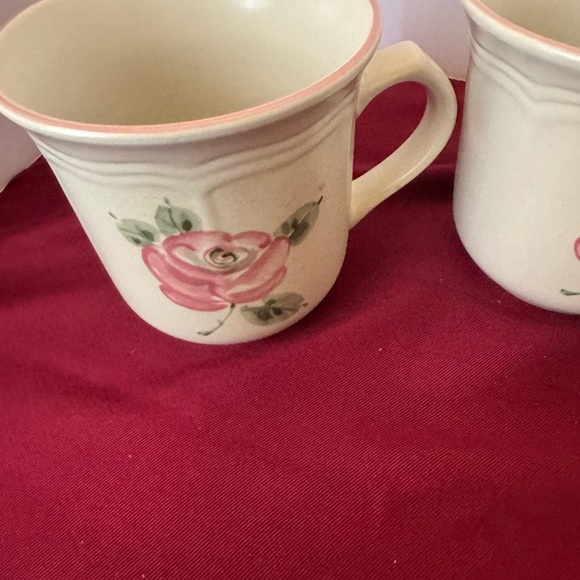 RARE Gibson Country Rose Large Mug 14 Ounces Set of 4 Dishwasher+Microwave Safe - Picture 6 of 9